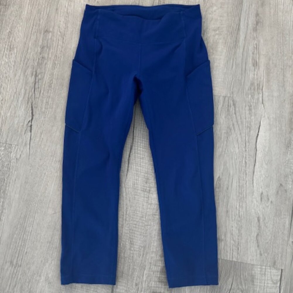 Lululemon Crop Pants - Royal Blue - Size 6